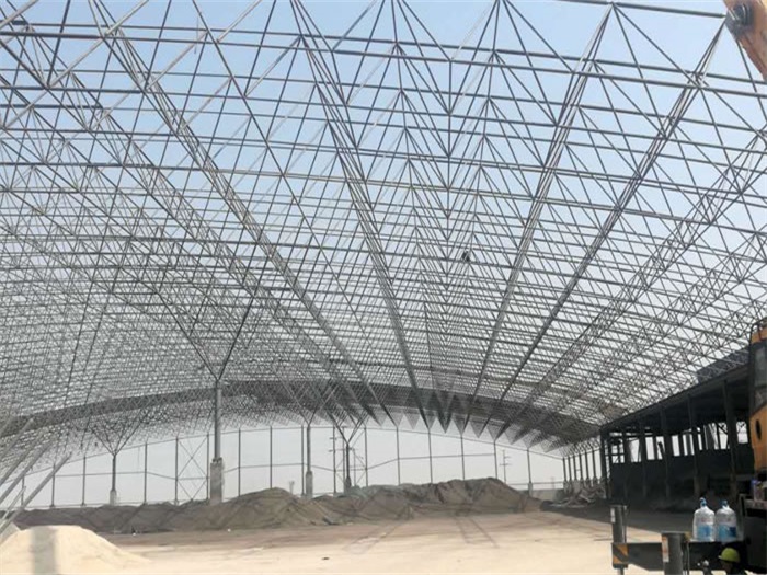 临江钢厂料仓网架工程